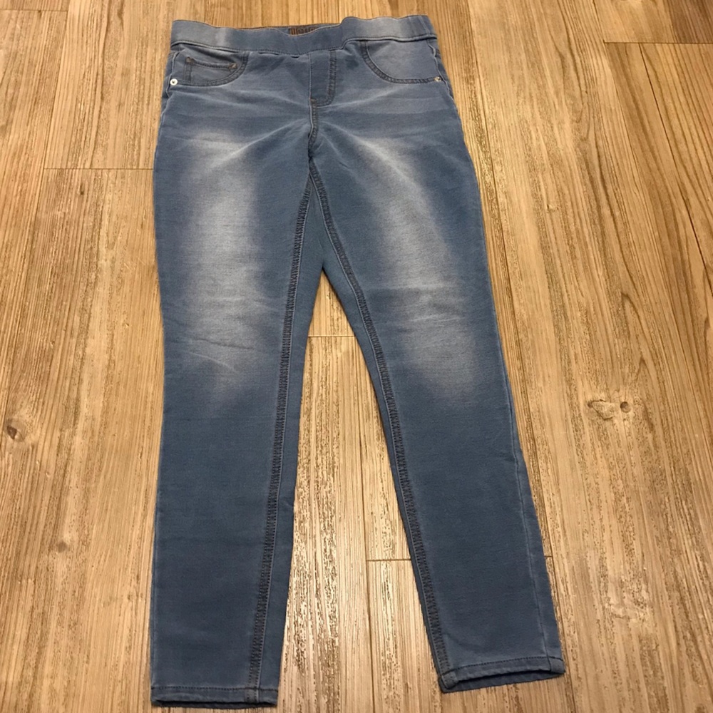 Light blue jean jeggings